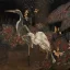 Vente par "Sotheby's Paris. France." du 18/11/2003 - Aigrettes dans un paysage aquatique et floral (lot n°92)